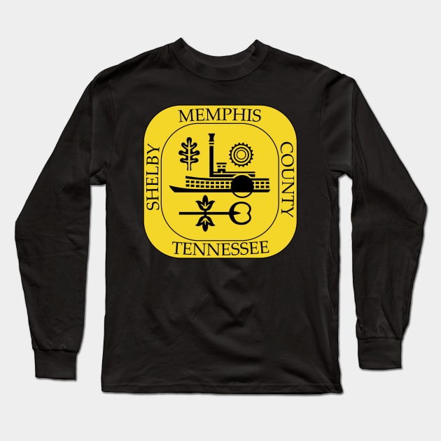 Memphis, Tennessee Long Sleeve T-Shirt by Wickedcartoons